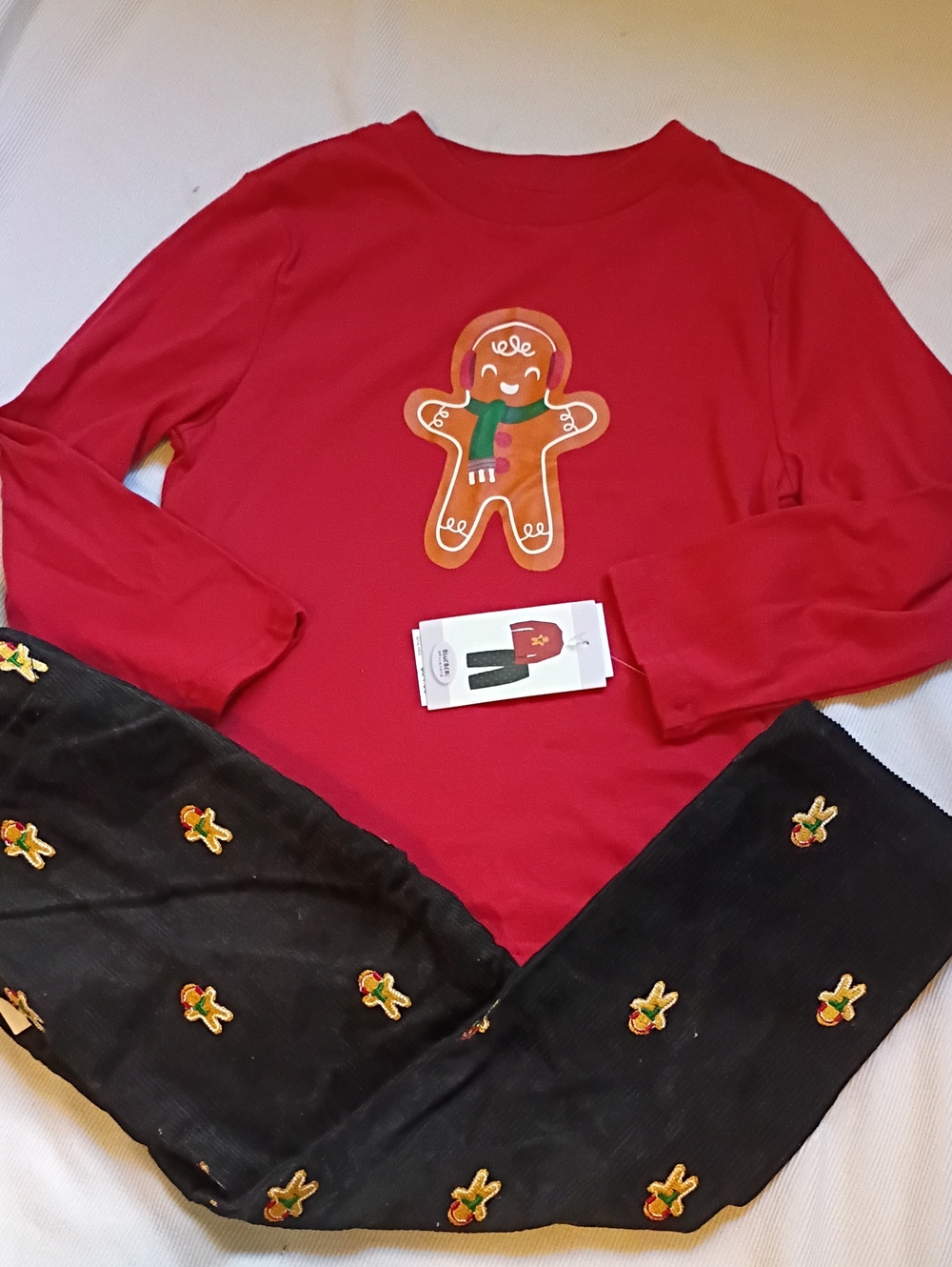 NWT Blueber Boulevard Kids Gingerbread Corduroy And Matching Top